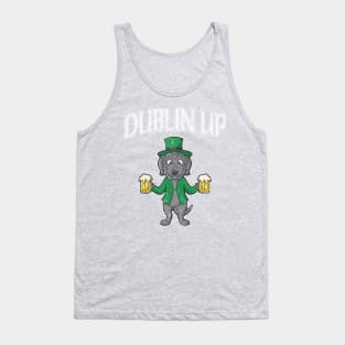 Irish Wolfhound Dog Dublin Up St Patricks Day Tank Top